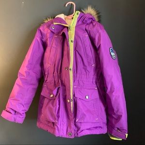 Girls LANDS END size Large (6x-7) Expedition parka